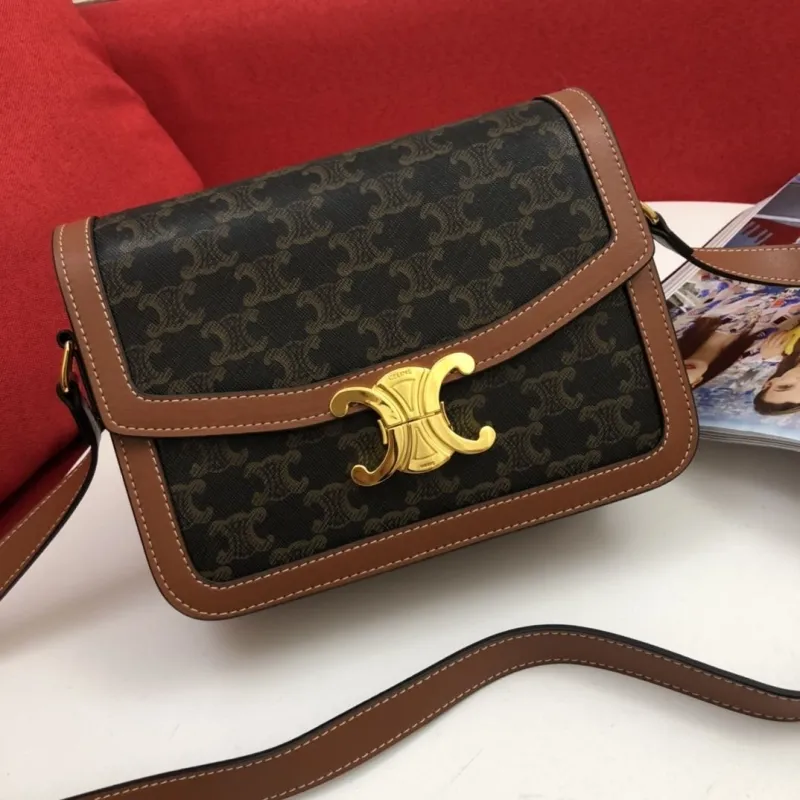 Celine Monogram Satchel Crossbody Bag