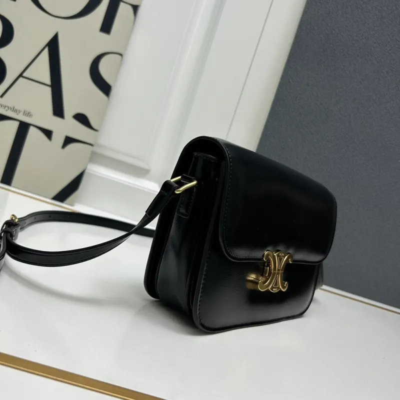 Alternative view of Celine Black Satchel Bag 205