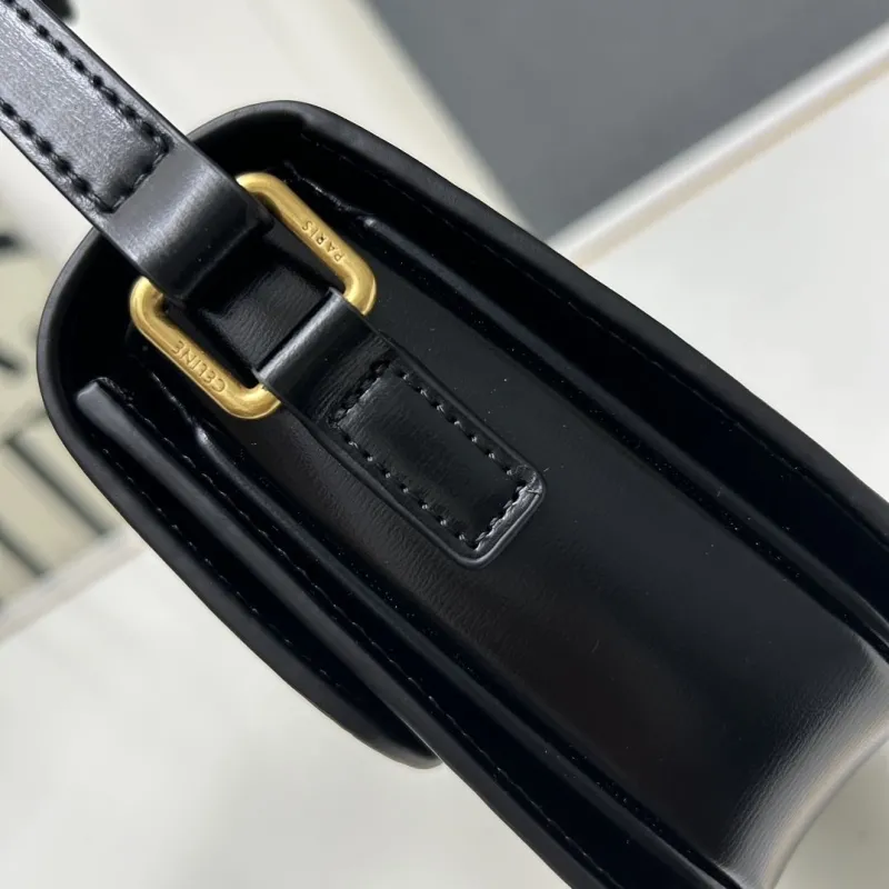 Celine Black Satchel Bag 205 - Image 5