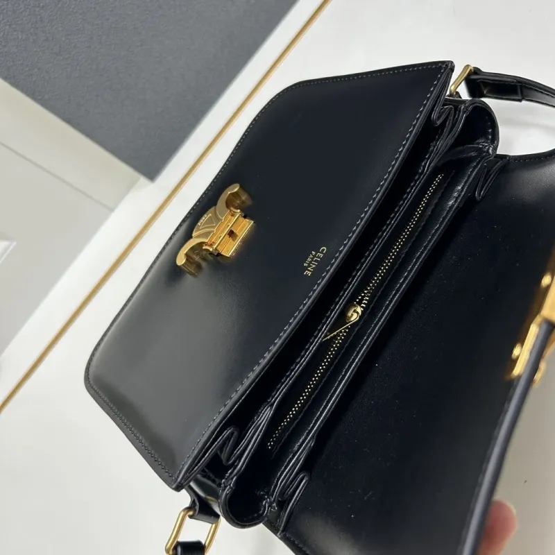 Celine Black Satchel Bag 205 - Image 7