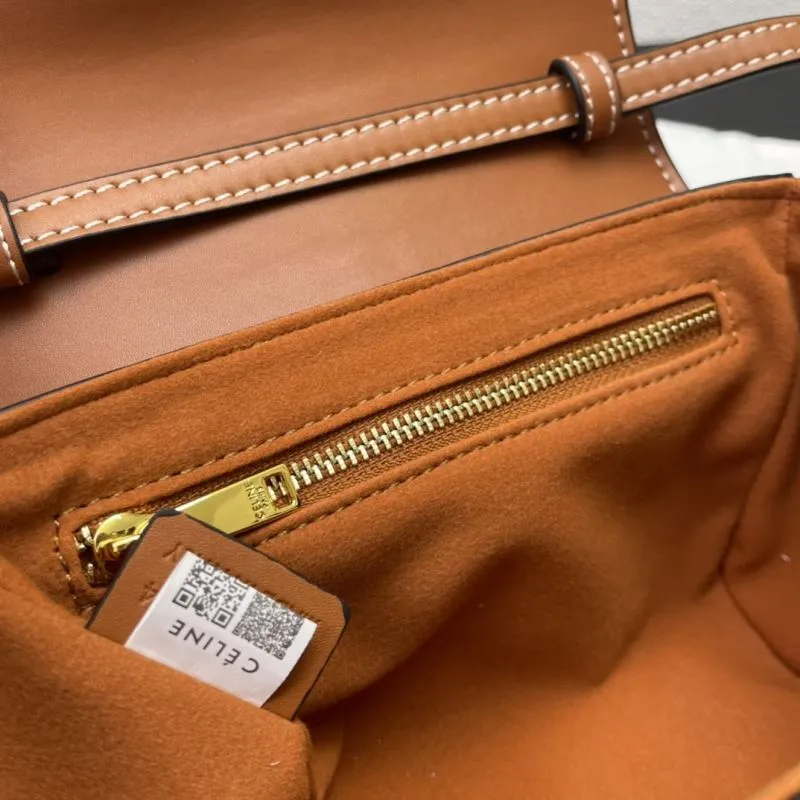 Celine C8074 Brown 18cm Crossbody Bag - Image 9