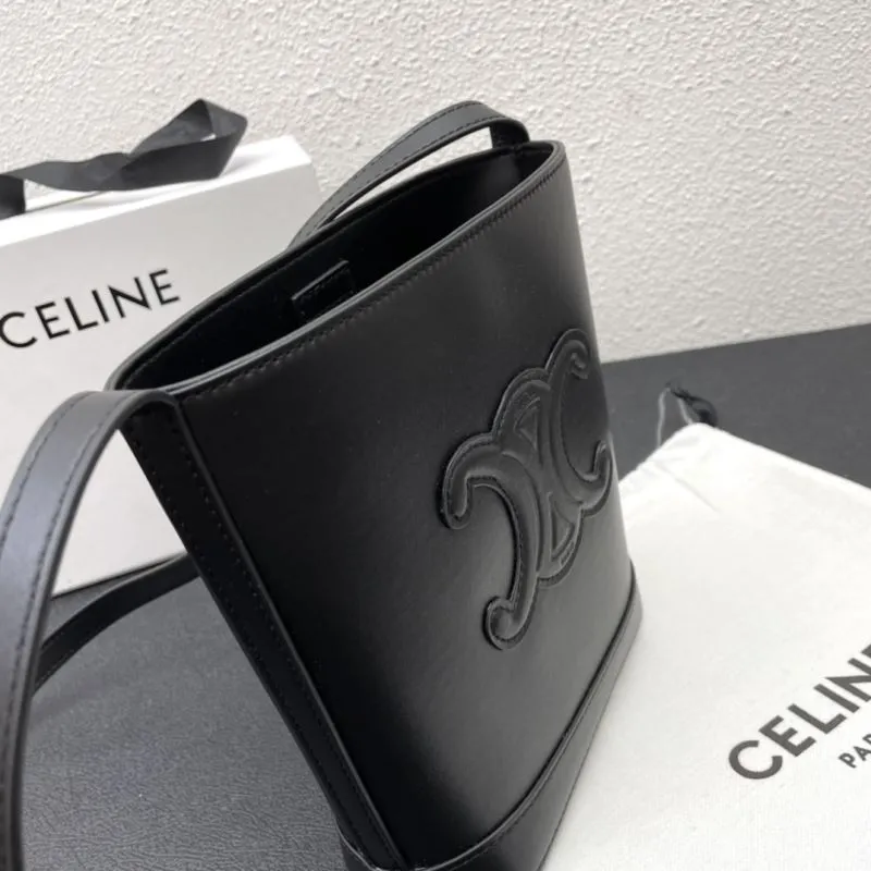 Celine Black Bucket Crossbody Bag CL8043 - Image 5