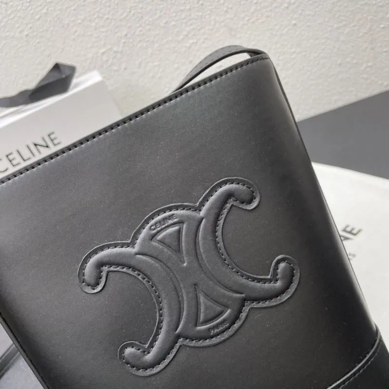 Celine Black Bucket Crossbody Bag CL8043 - Image 6