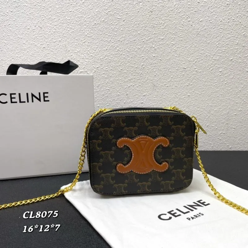 Celine CL8075 Monogram Crossbody Camera Bag