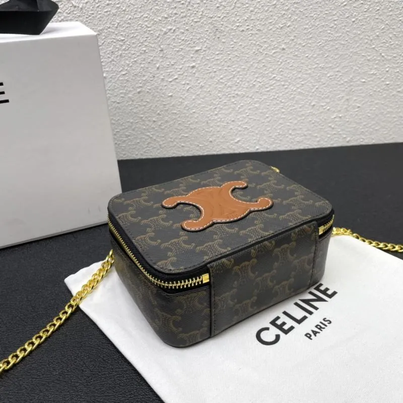 Celine CL8075 Monogram Crossbody Camera Bag - Image 4