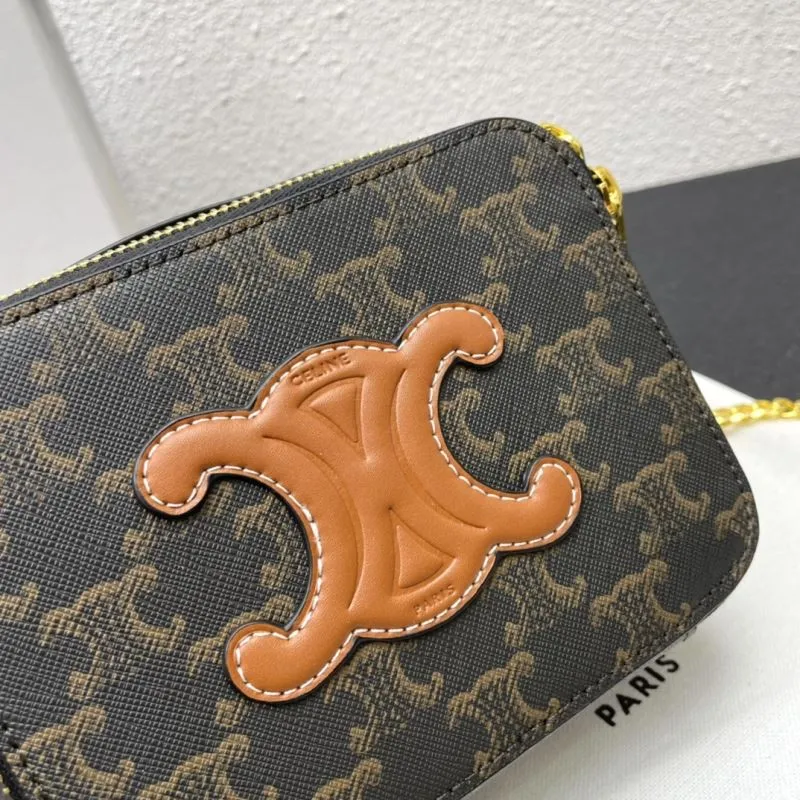Celine CL8075 Monogram Crossbody Camera Bag - Image 5