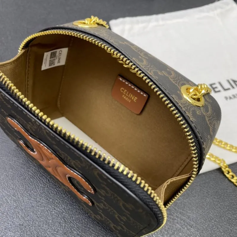 Celine CL8075 Monogram Crossbody Camera Bag - Image 9