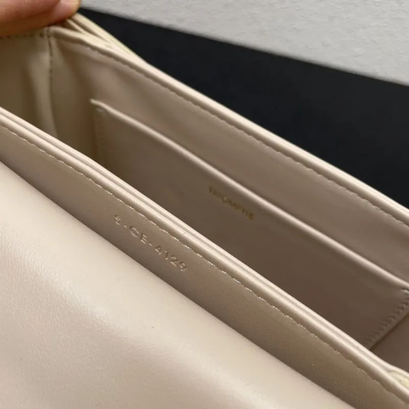 Celine Beige Chain Crossbody Bag 7765 19cm - Image 9