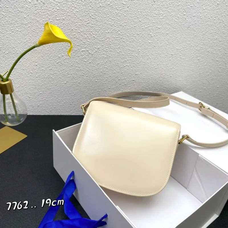 Alternative view of Celine Beige Crossbody Satchel Bag 7762 19cm