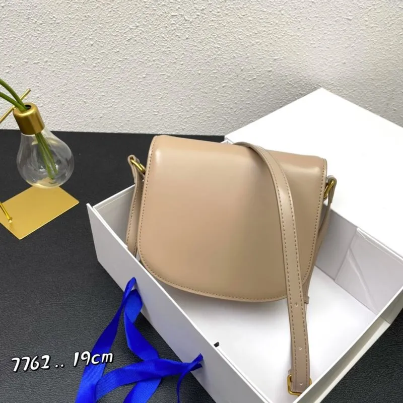 Alternative view of Celine Beige Saddle Crossbody Bag 7762 19cm