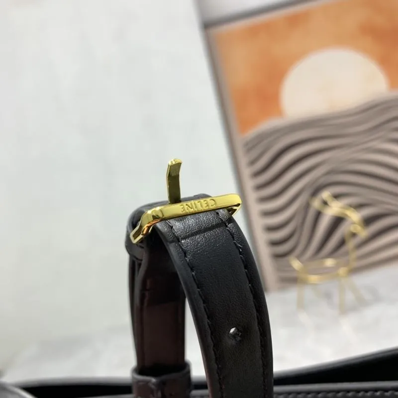 Celine Black Bucket Crossbody Bag 244 - Image 6