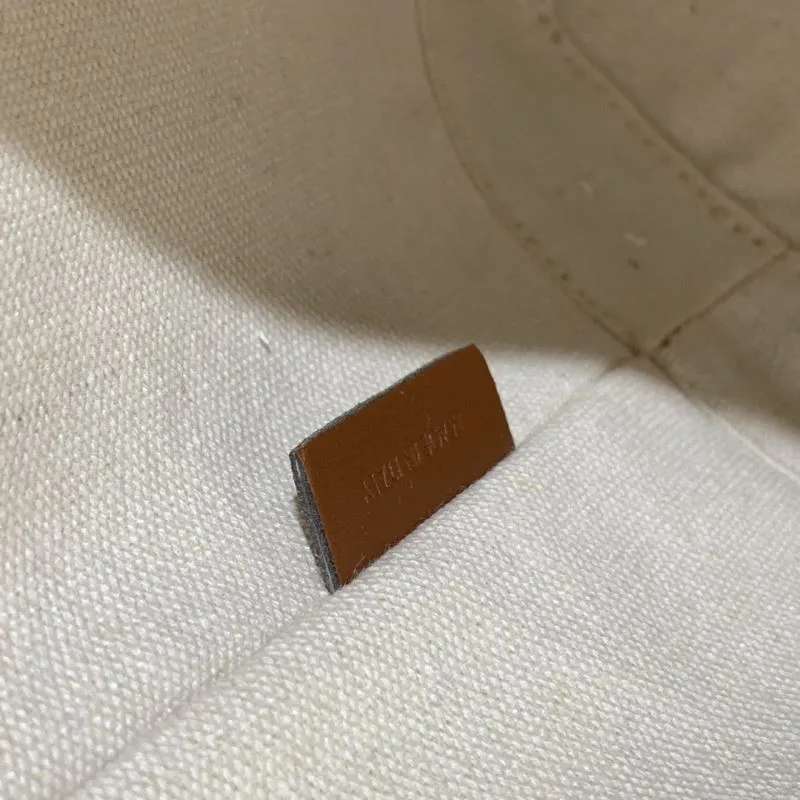 Celine Beige and Brown Canvas Bucket Crossbody Bag - Image 9