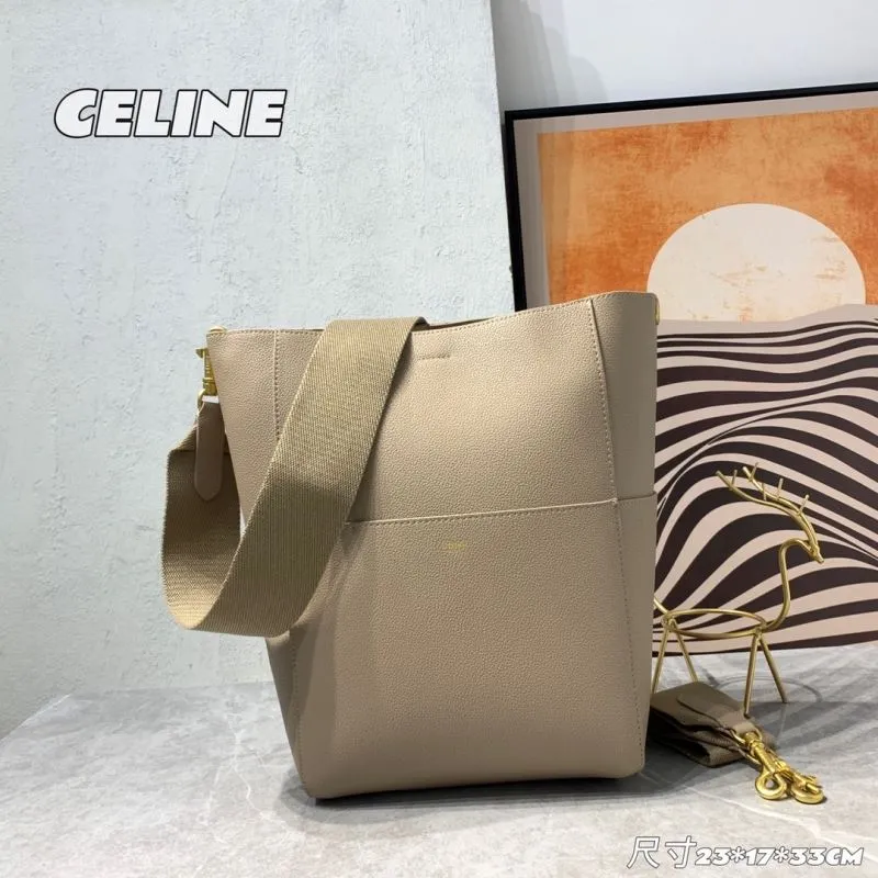 Celine Beige Bucket Bag 247