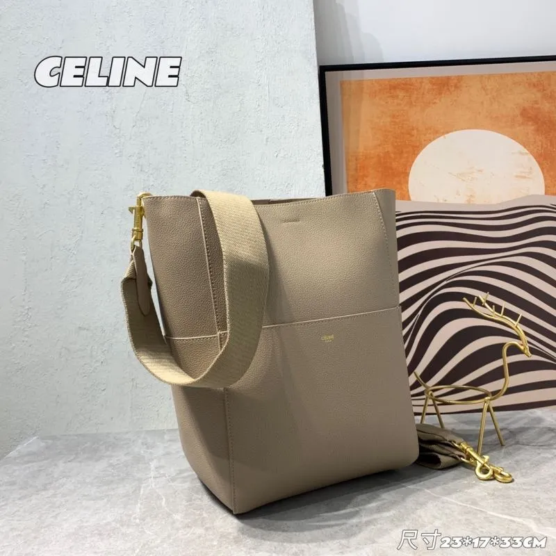 Alternative view of Celine Beige Bucket Bag 247