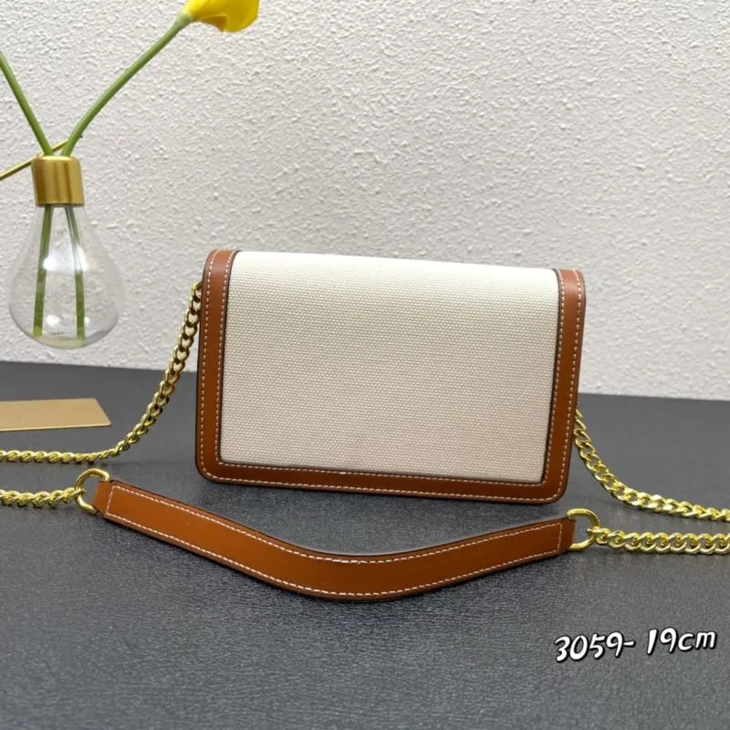 Alternative view of Celine 3059 Beige Brown Crossbody Bag 19cm