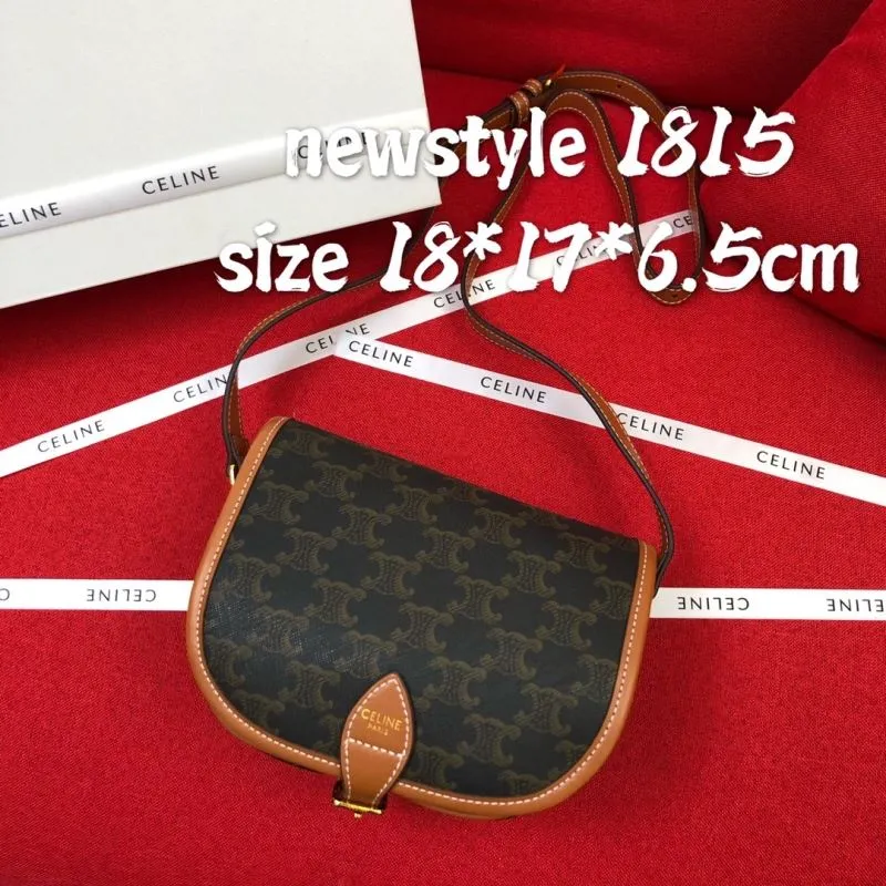 Alternative view of Celine 1815 Monogram Satchel Crossbody Bag