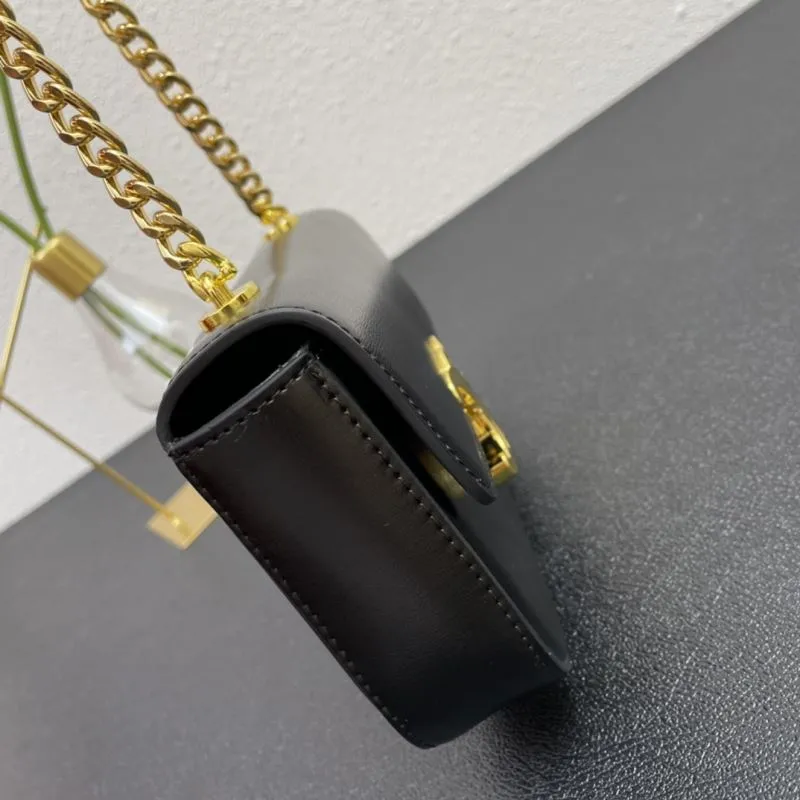 Celine 1917 Black Chain Shoulder Bag 20cm - Image 4