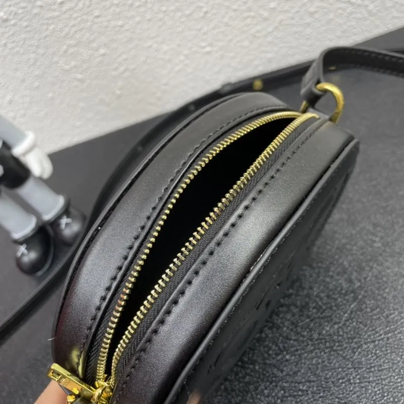 Celine Black Oval Crossbody Bag 7743 16cm - Image 8