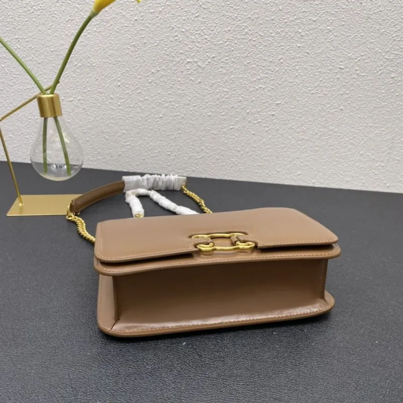 Celine Brown Satchel Bag 7766 22cm - Image 7