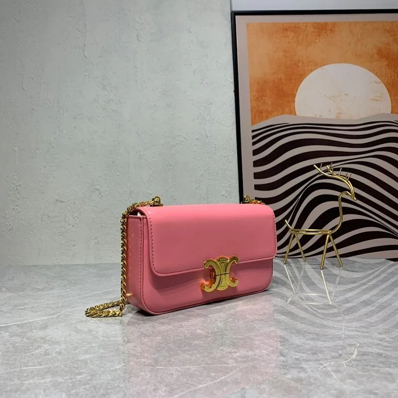 Alternative view of Celine Pink Satchel Bag 277
