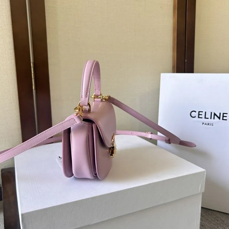 Alternative view of Celine Pink Leather Satchel Bag 282