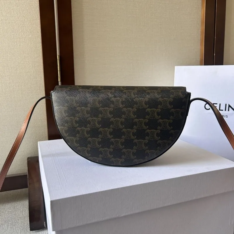 Celine 285 Monogram Satchel Crossbody Bag - Image 3