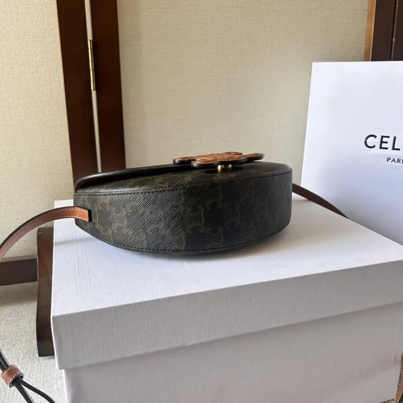 Celine 285 Monogram Satchel Crossbody Bag - Image 4