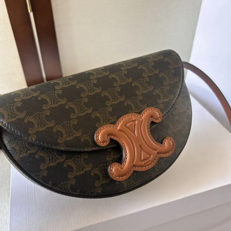 Celine 285 Monogram Satchel Crossbody Bag - Image 5