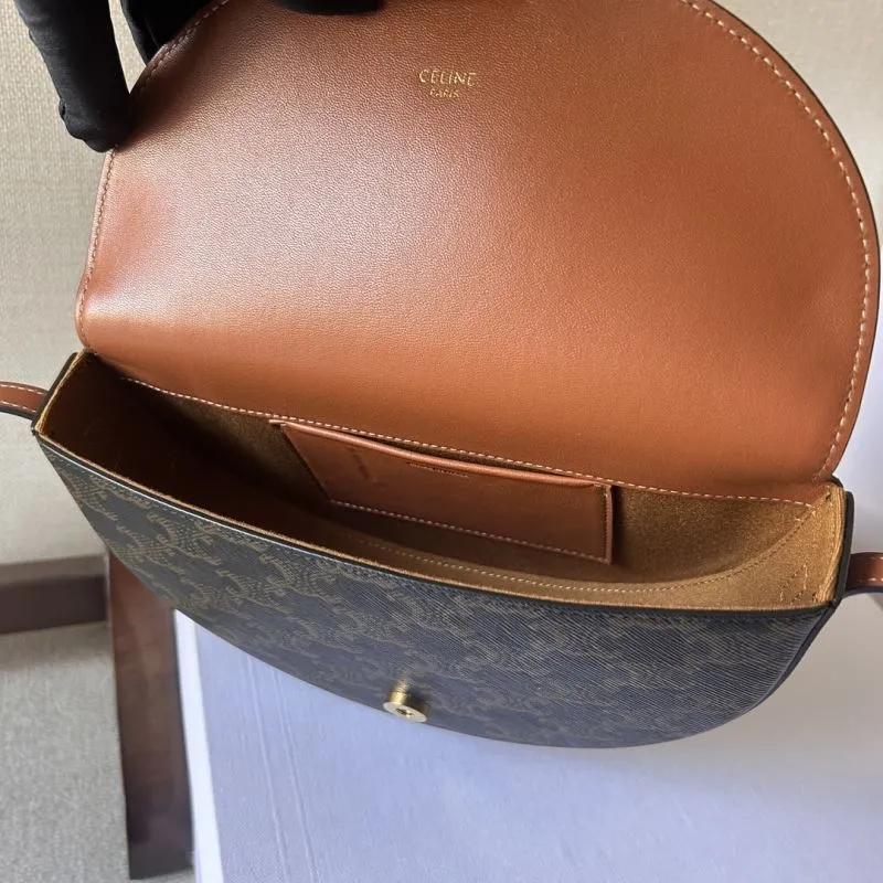 Celine 285 Monogram Satchel Crossbody Bag - Image 8