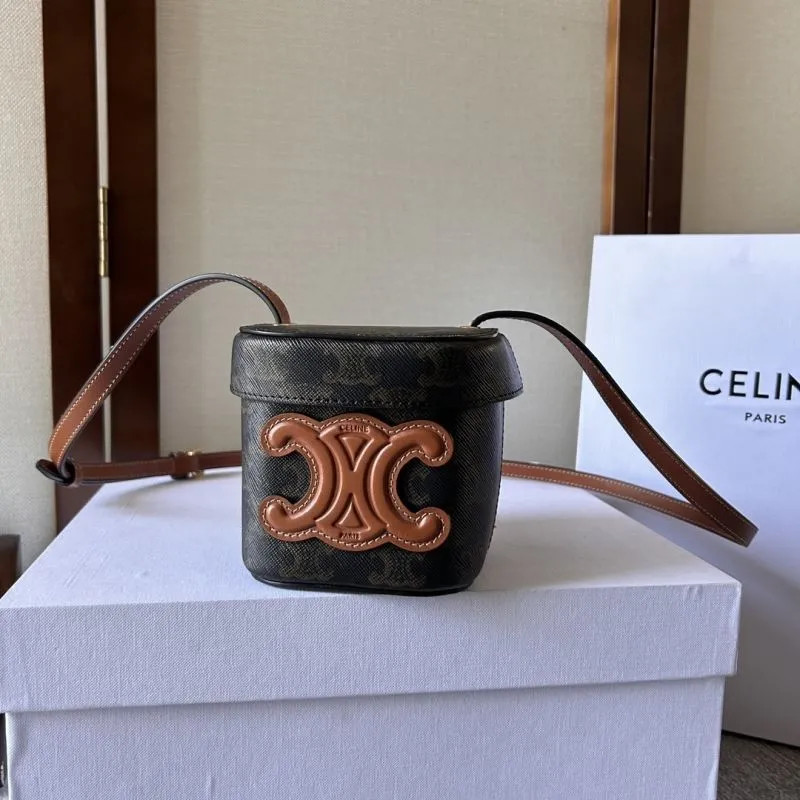 Celine Small Monogram Crossbody Bucket Bag