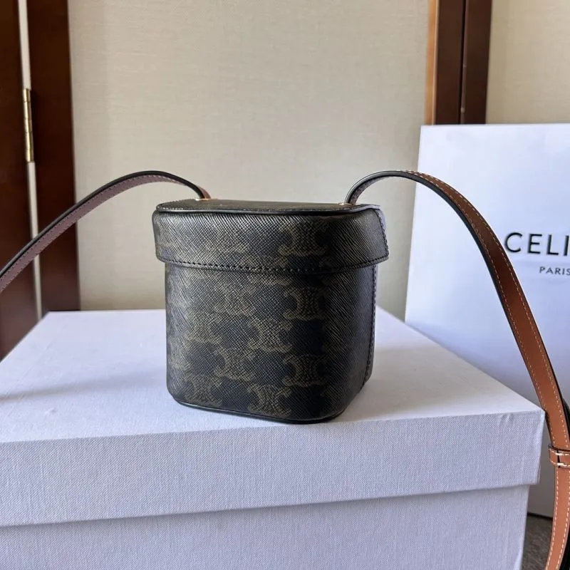 Celine Small Monogram Crossbody Bucket Bag - Image 3