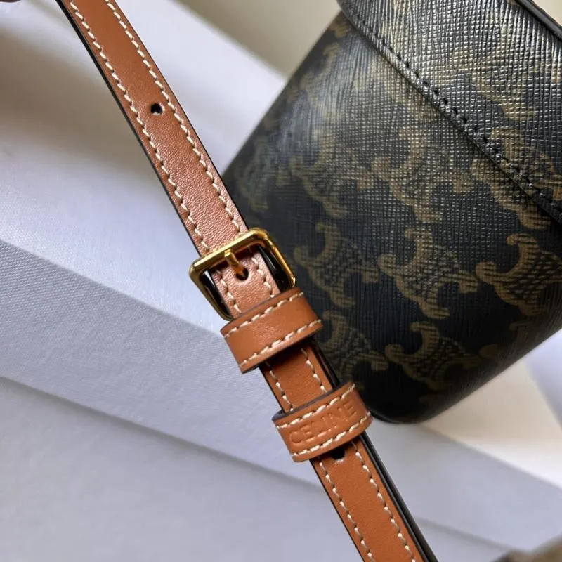 Celine Small Monogram Crossbody Bucket Bag - Image 4