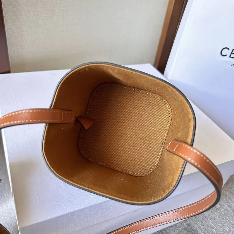 Celine Small Monogram Crossbody Bucket Bag - Image 8