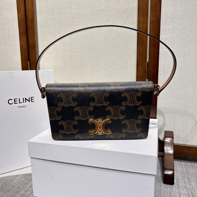 Celine Monogram Shoulder Satchel Bag 306
