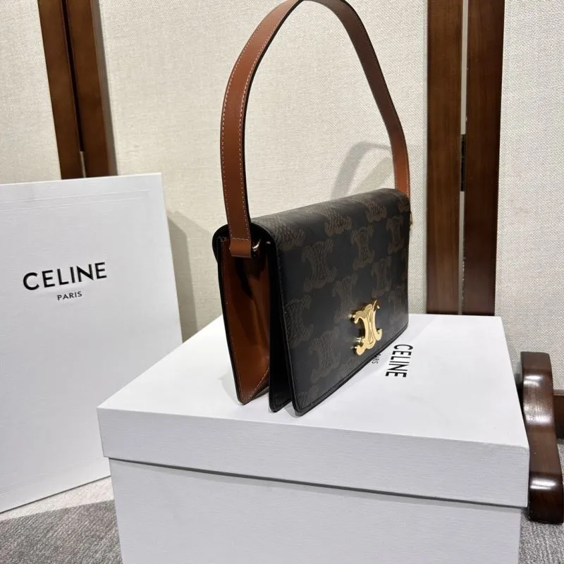 Celine Monogram Shoulder Satchel Bag 306 - Image 3