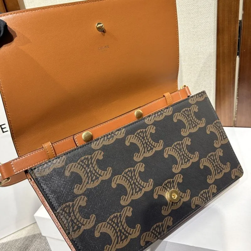 Celine Monogram Shoulder Satchel Bag 306 - Image 7