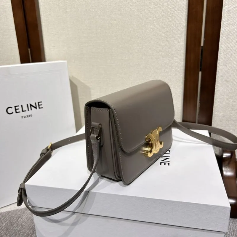 Alternative view of Celine Taupe Crossbody Satchel Bag 312