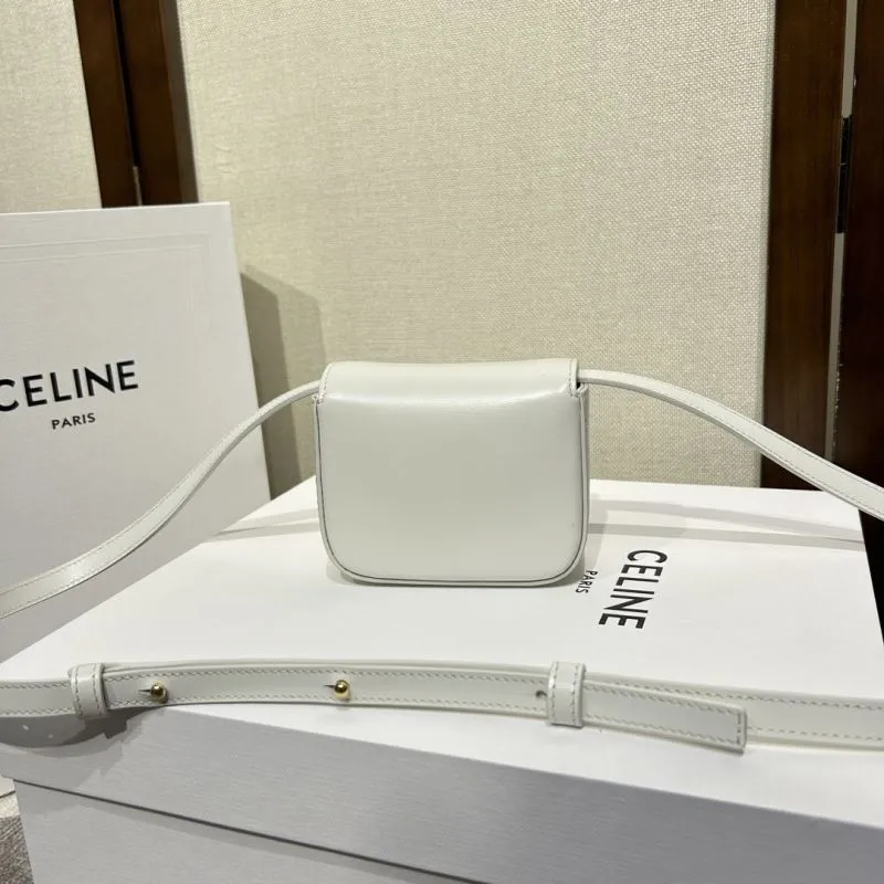 Celine White Mini Crossbody Bag - Image 3