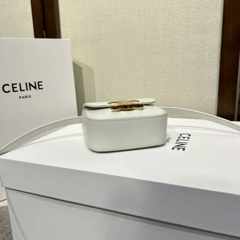 Celine White Mini Crossbody Bag - Image 4