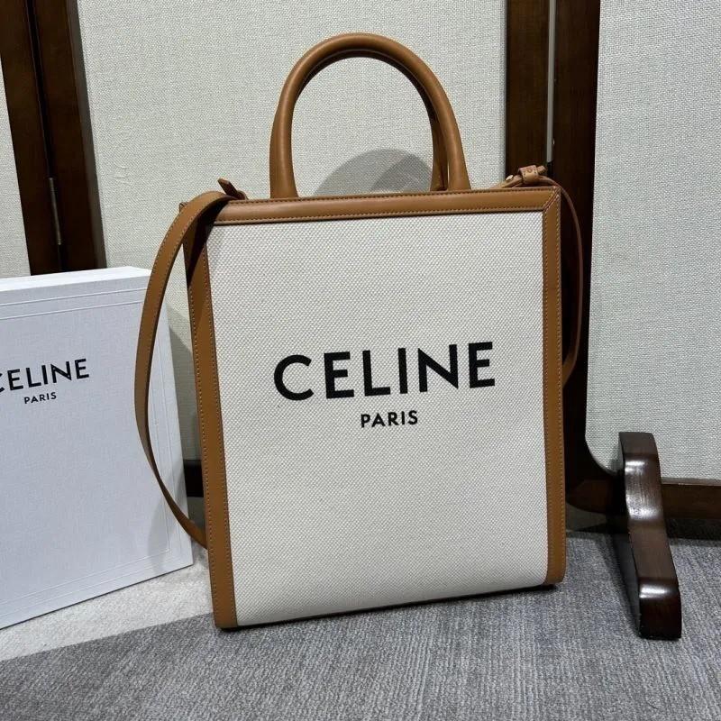 Celine Paris Canvas Leather Tote Bag 323