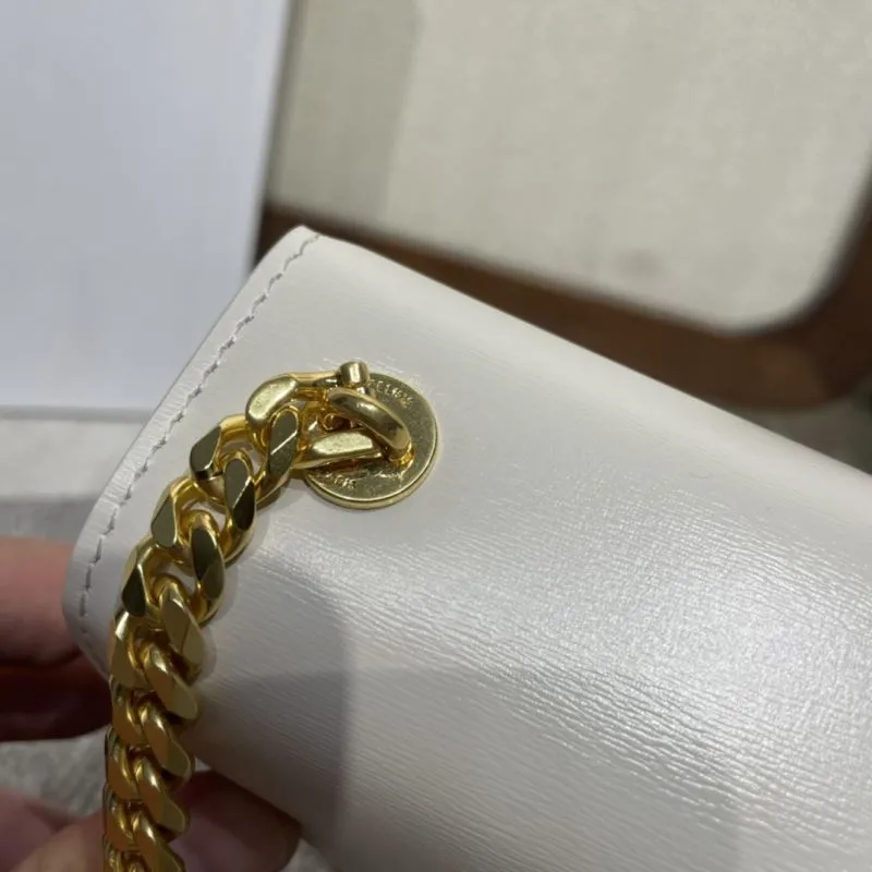 Celine Ivory Saddle Crossbody Bag - Image 6