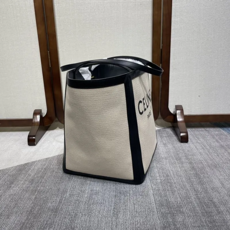 Alternative view of Celine Beige Canvas Tote Bag
