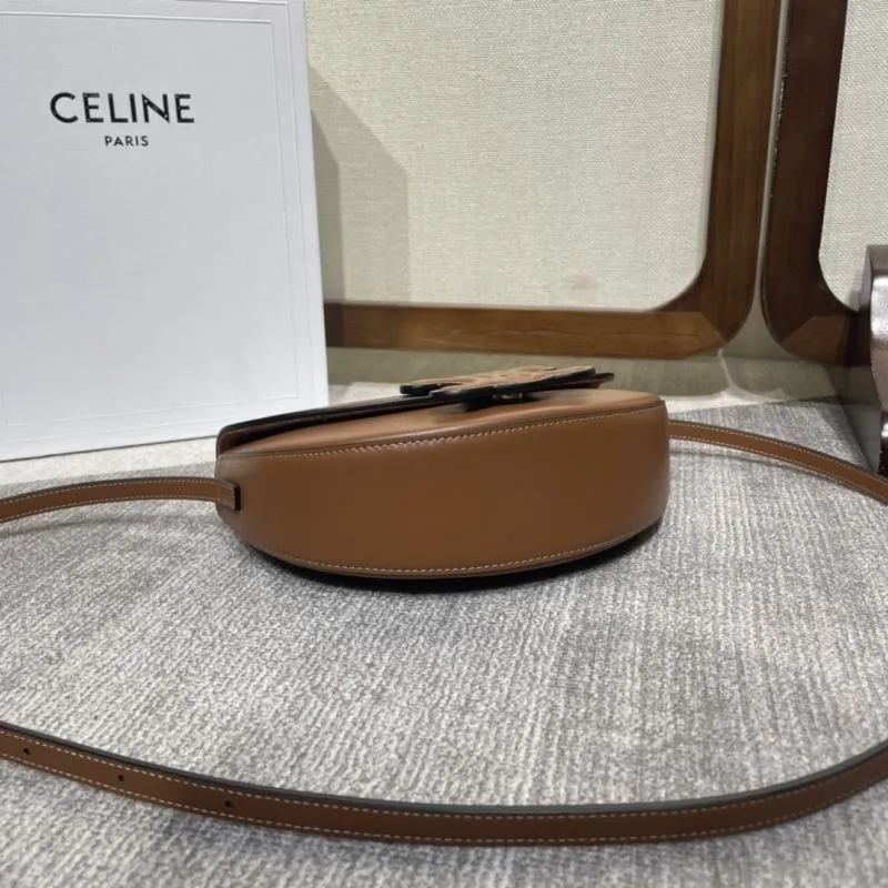 Celine Brown Saddle Crossbody Bag 334 - Image 4
