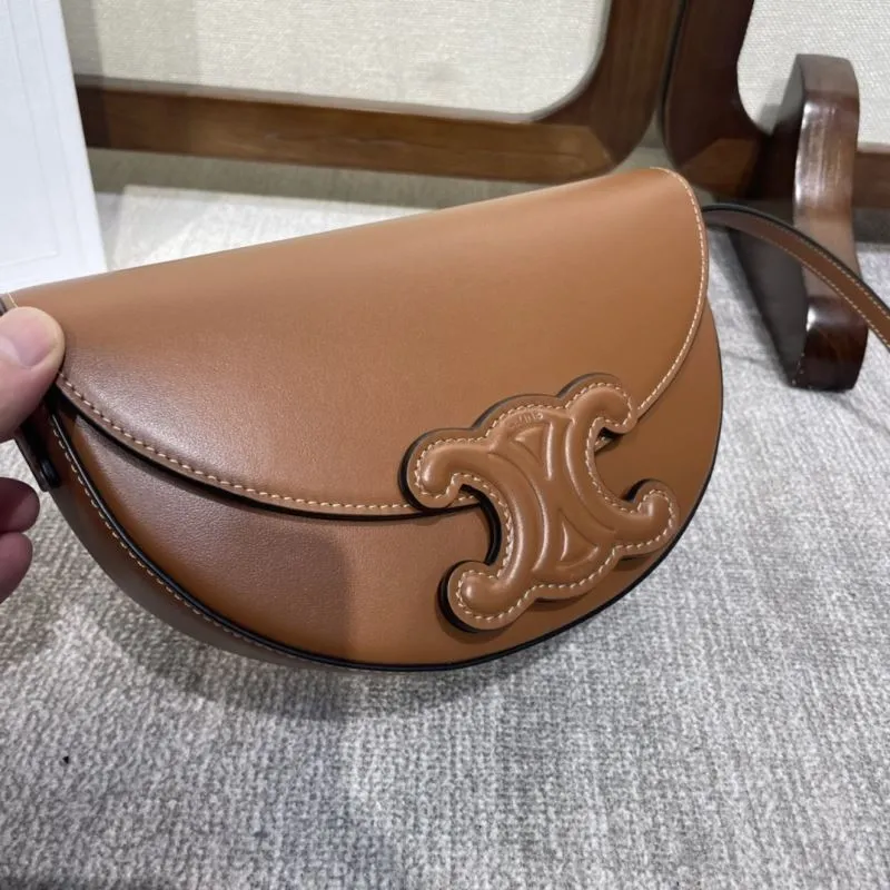 Celine Brown Saddle Crossbody Bag 334 - Image 5