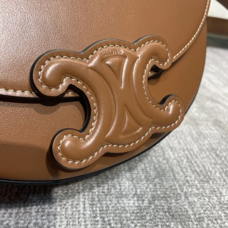Celine Brown Saddle Crossbody Bag 334 - Image 6