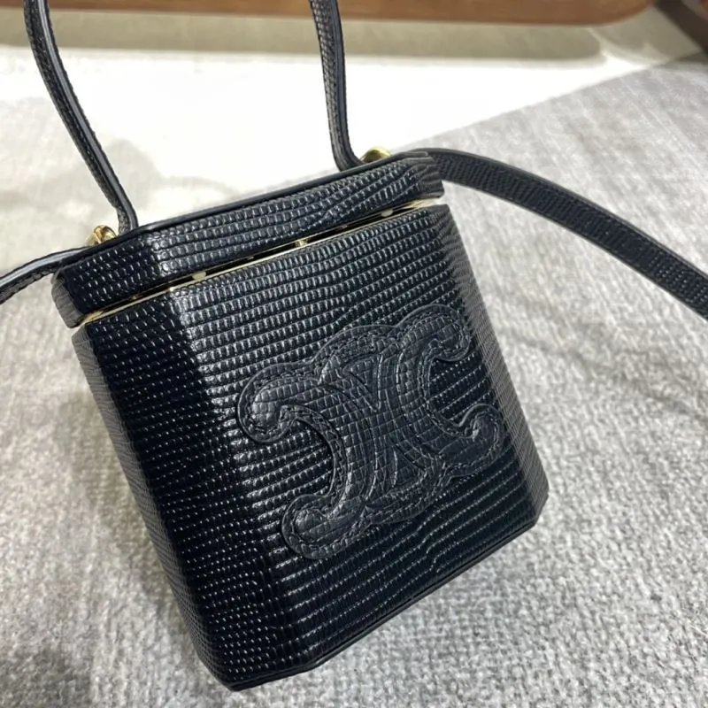 Celine Black Box Crossbody Bag 338 - Image 6