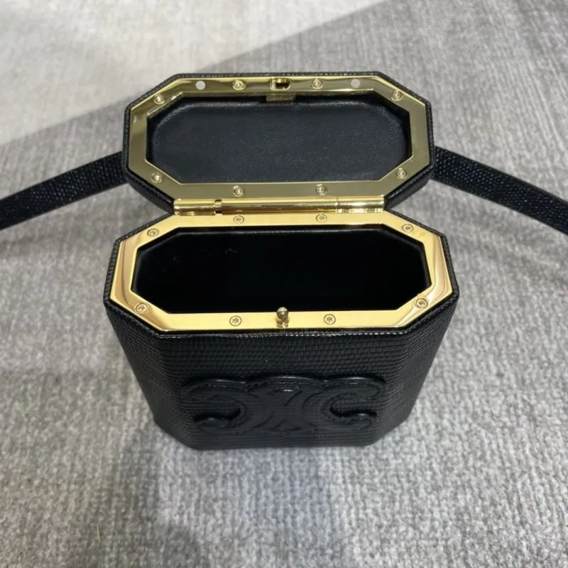 Celine Black Box Crossbody Bag 338 - Image 7
