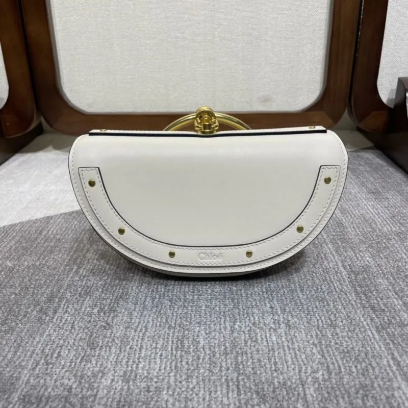 Alternative view of Chloe White Leather Crossbody Bag