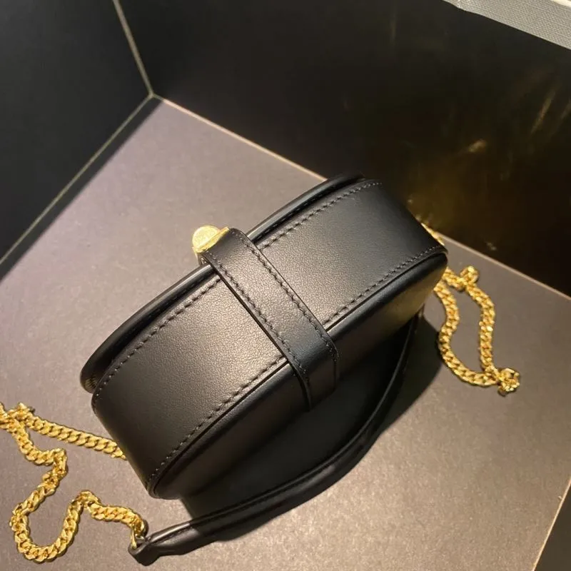Celine Black Leather Chain Satchel Bag - Image 4