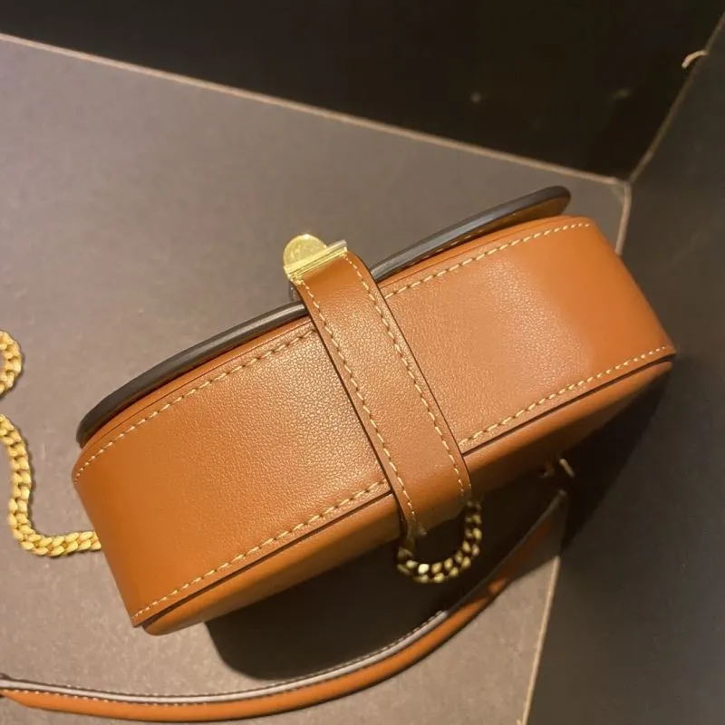 Celine Brown Leather Satchel Bag 345 - Image 4